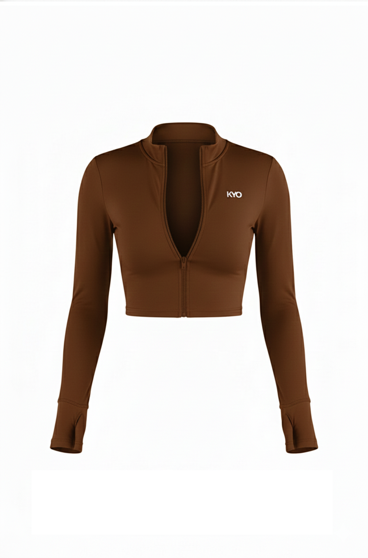Uzume Sculpt Zip Jacket Brown