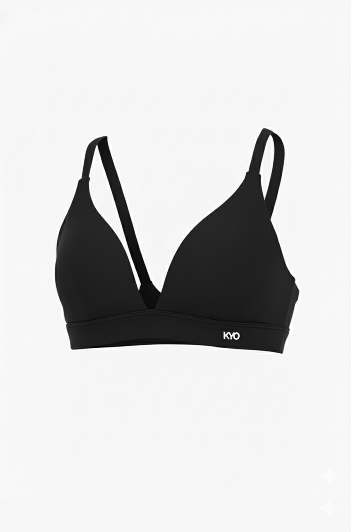Uzume Crop Bra Black