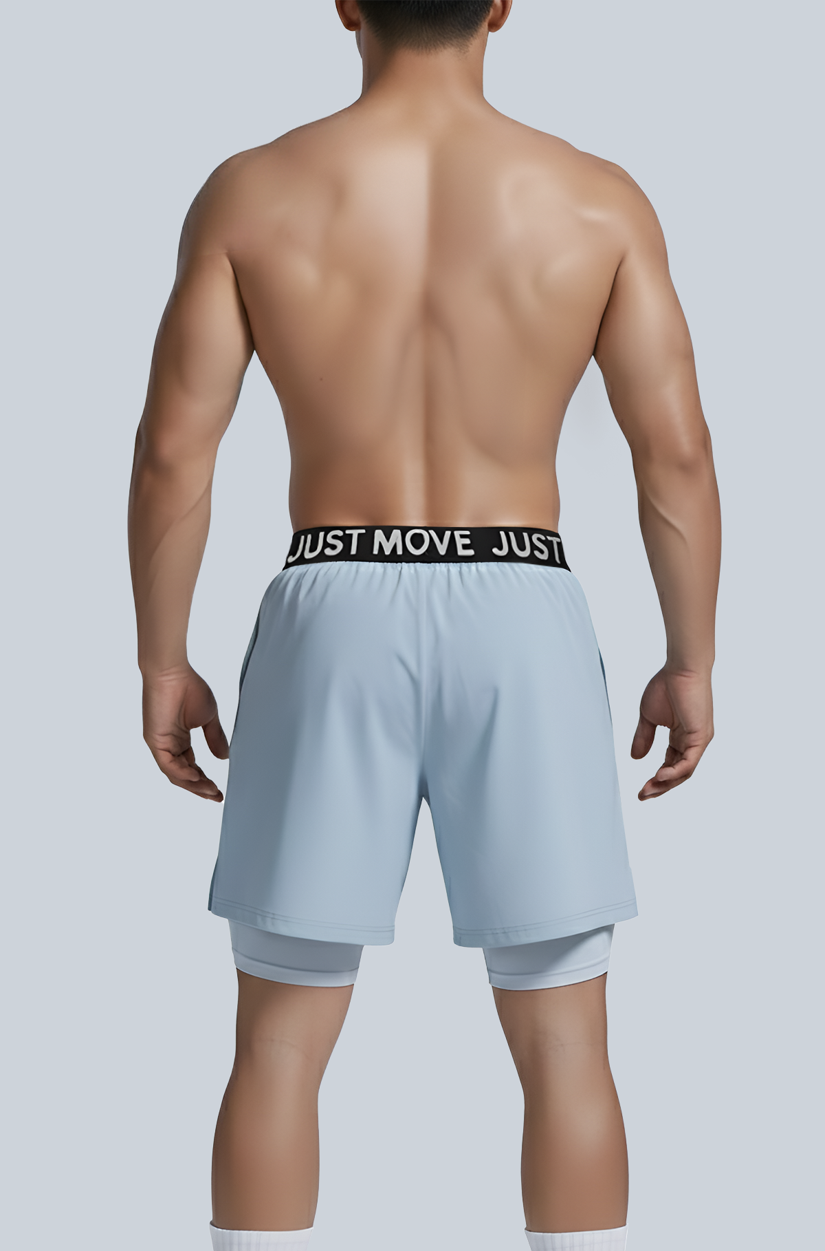 Enma 2 In 1 Shorts Baby Blue
