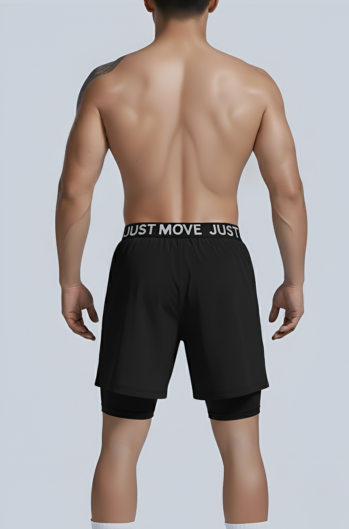 Enma 2 In 1 Shorts Black