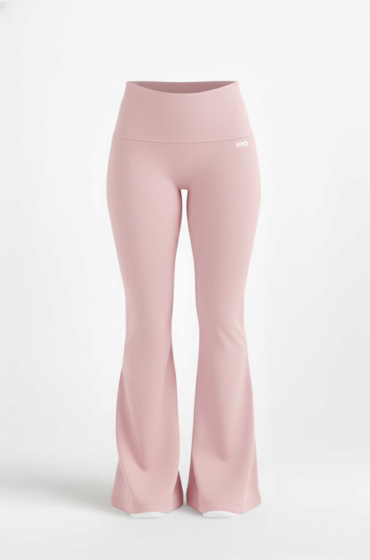 Uzume Jersey Flare Pants Baby Pink