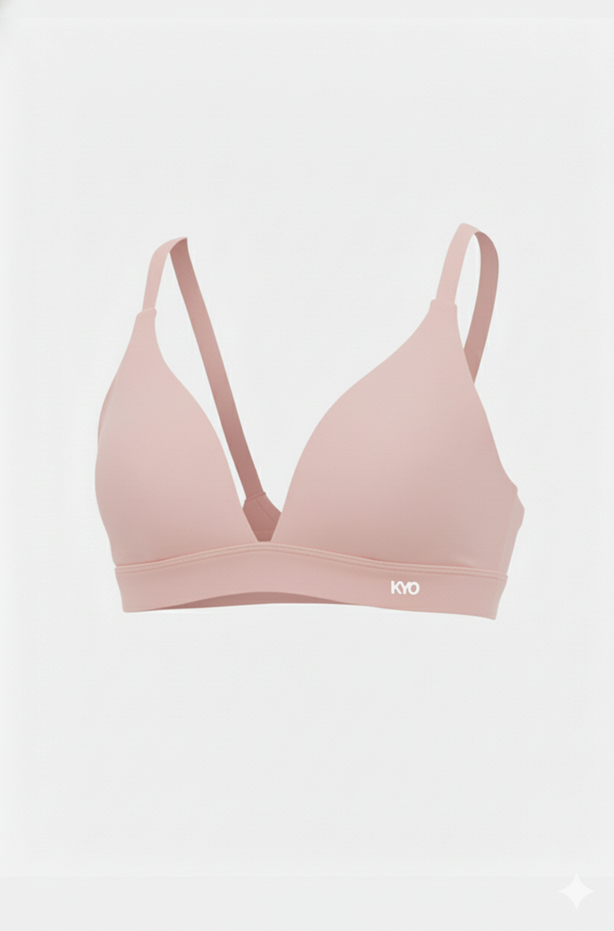Uzume Crop Bra Baby Pink