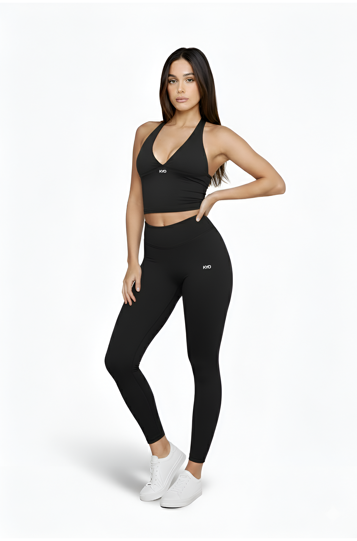 Uzume Scrunch Leggings Long Black