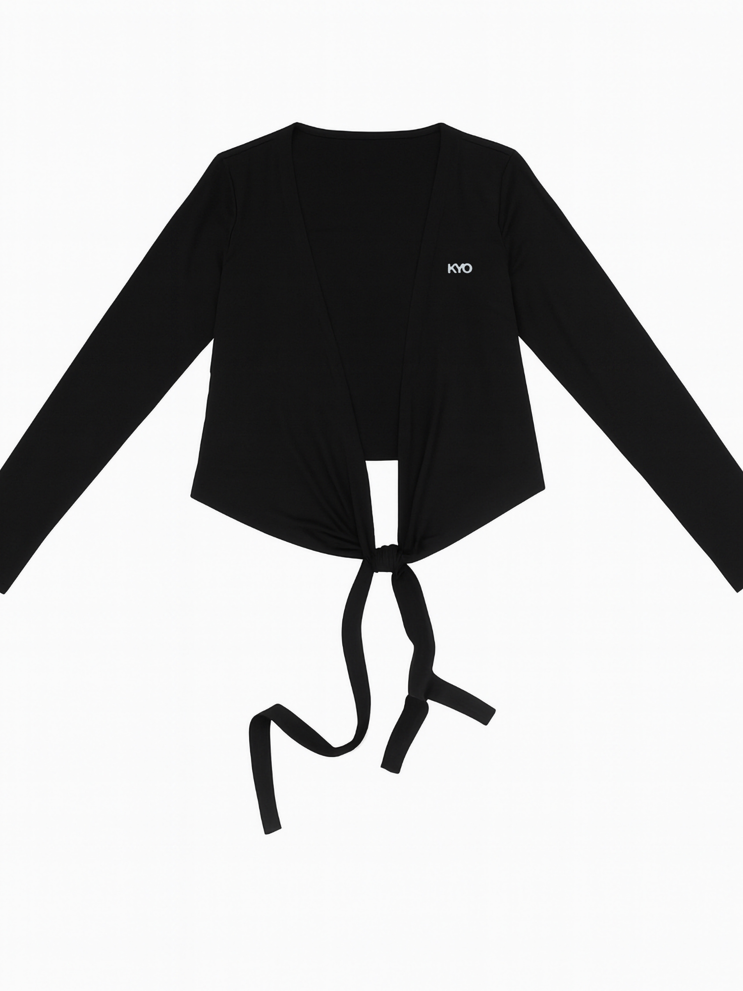 Uzume Ballet Wrap Top Black