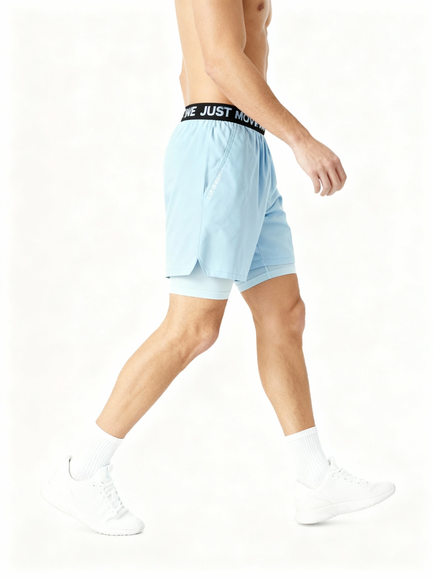 Enma 2 In 1 Shorts Baby Blue