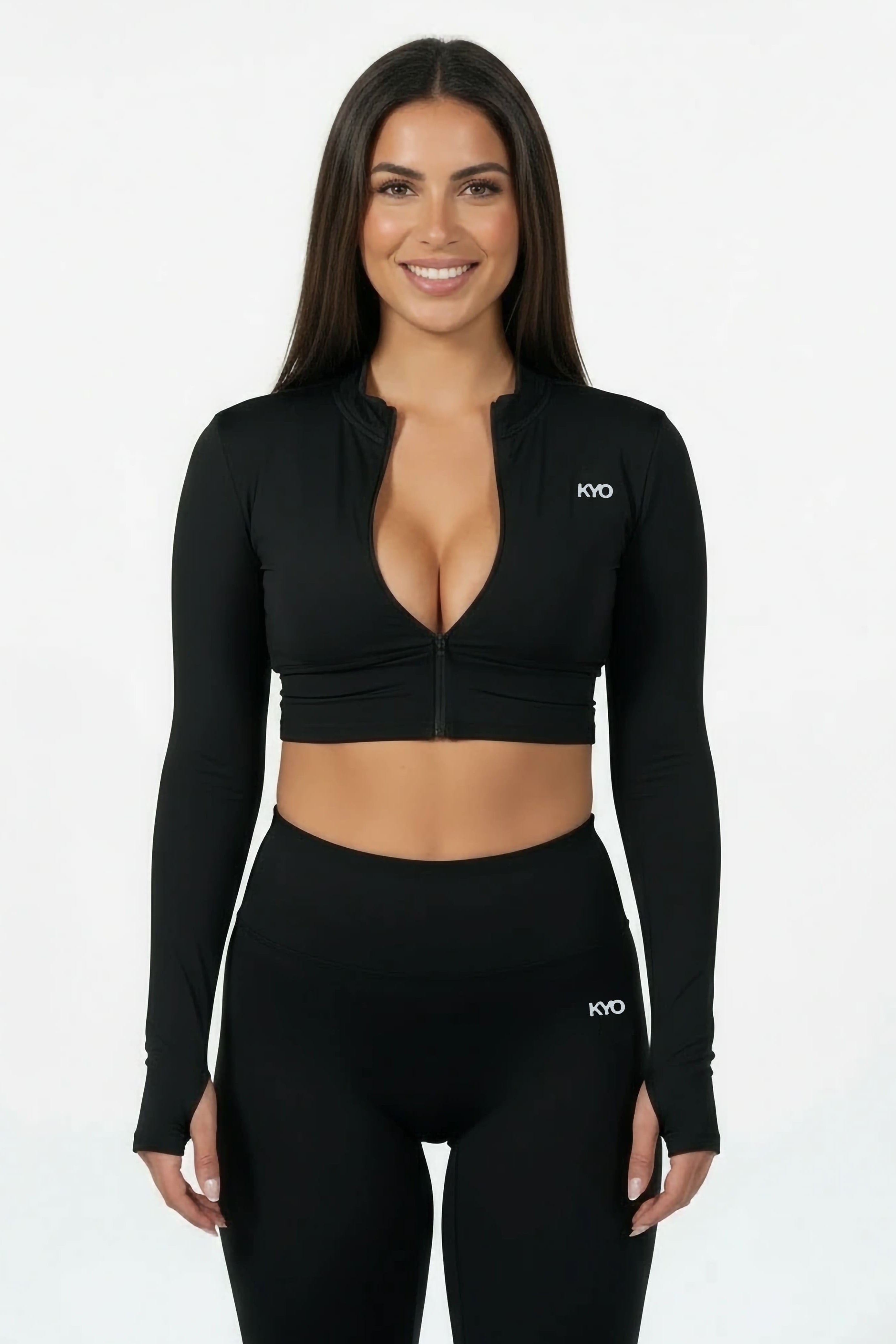 Uzume Sculpt Zip Jacket Black