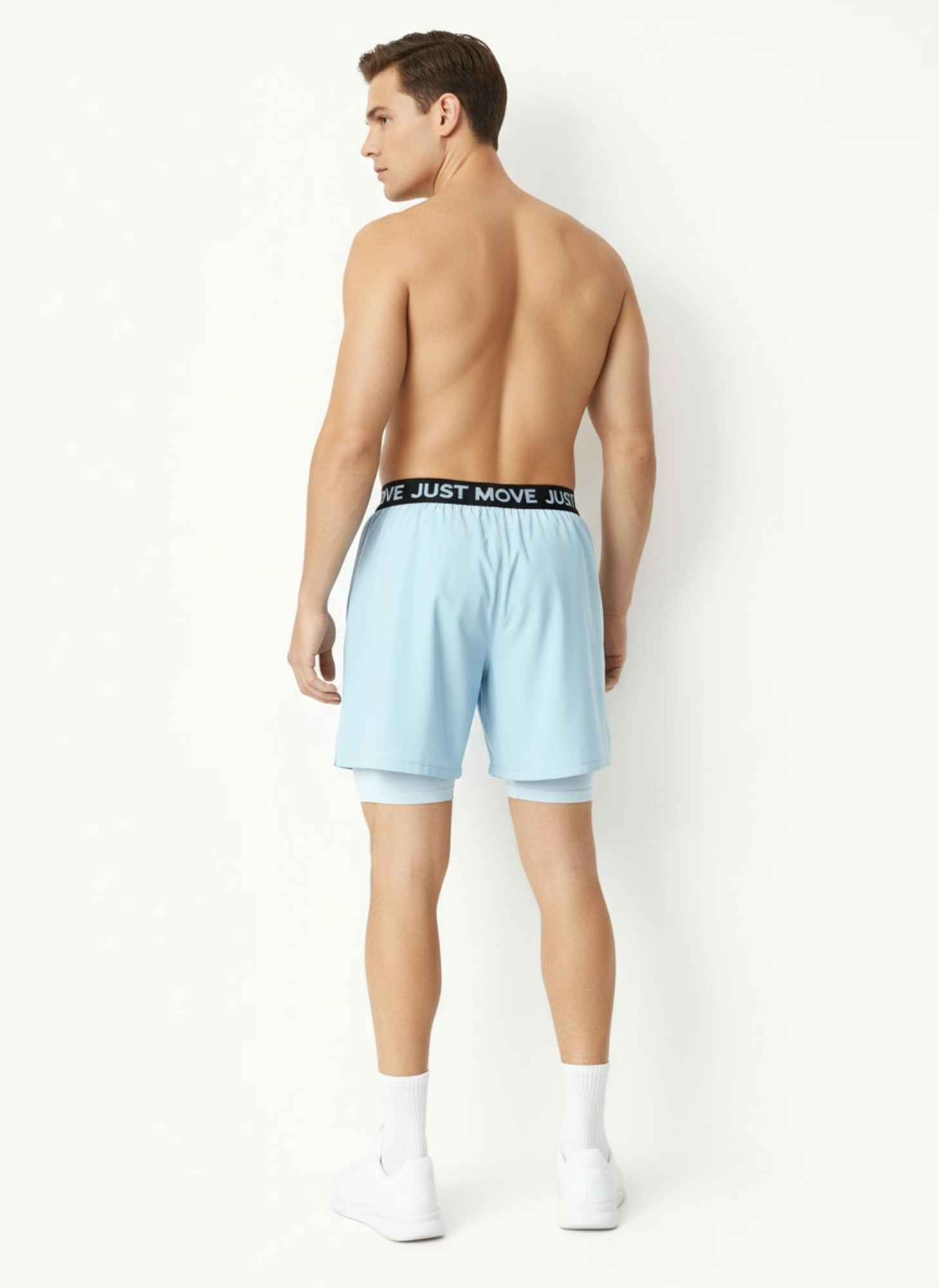 Enma 2 In 1 Shorts Baby Blue