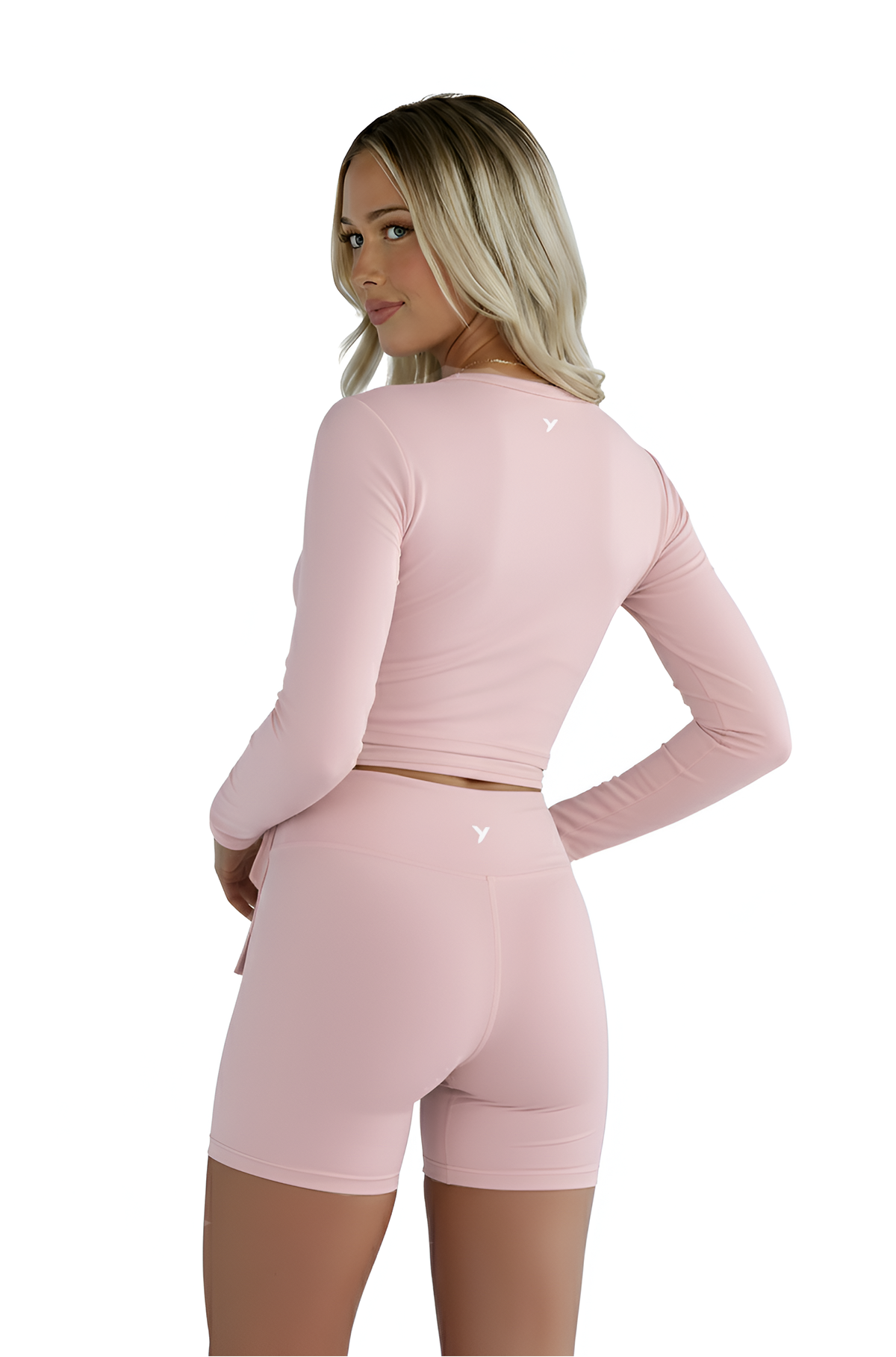 Uzume Ballet Wrap Top Baby Pink