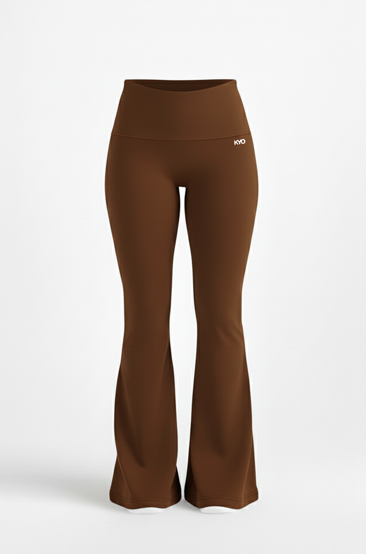 Uzume Jersey Flare Pants Brown