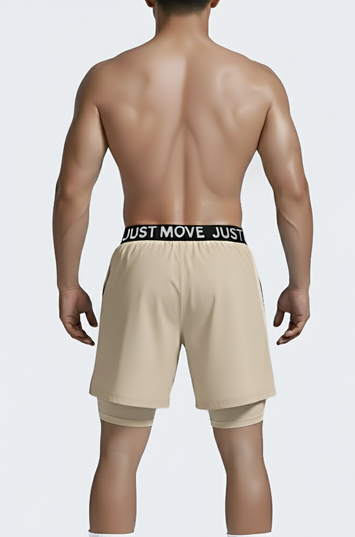 Enma 2 In 1 Shorts Beige