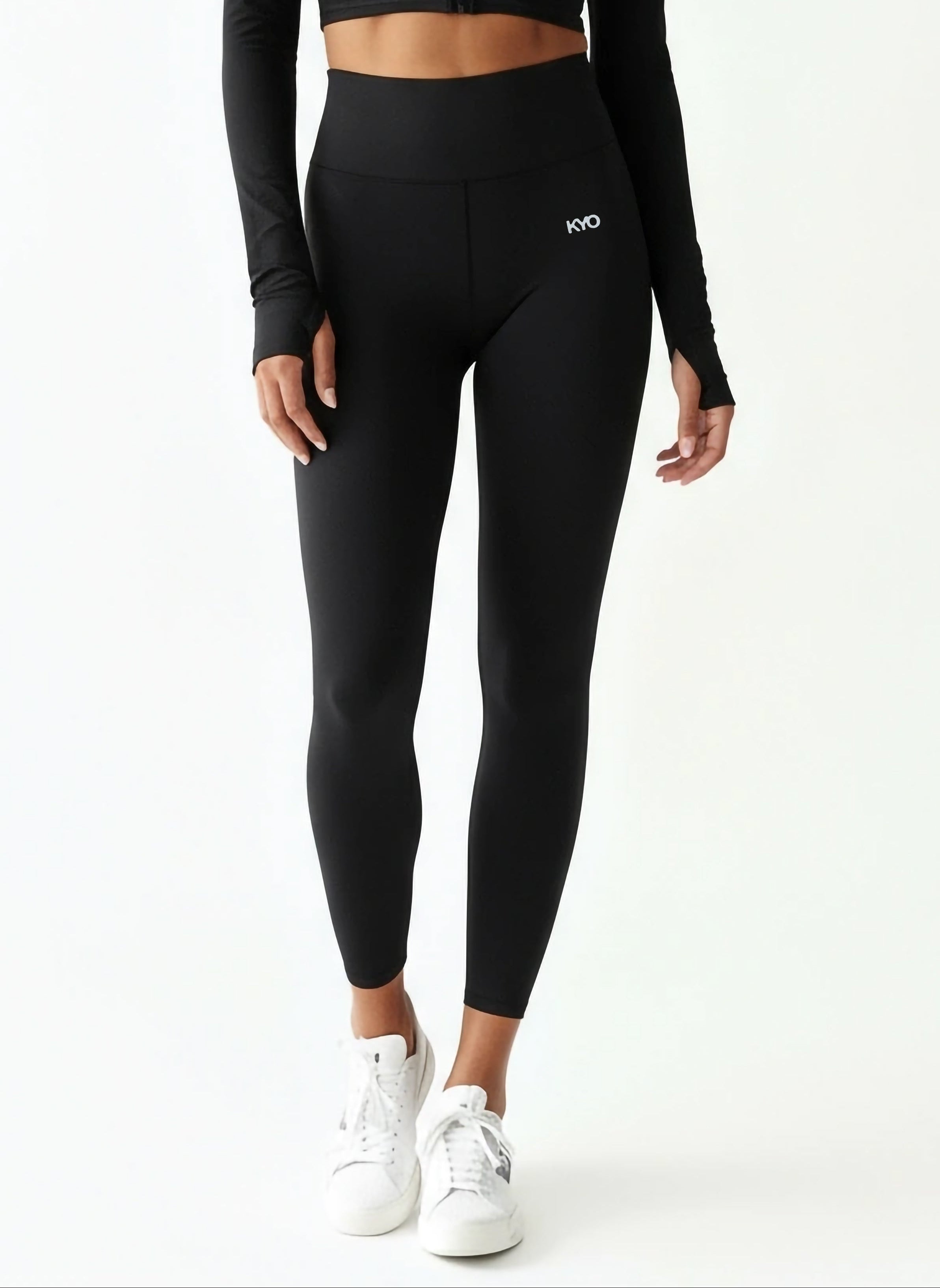 Uzume Scrunch Leggings Long Black