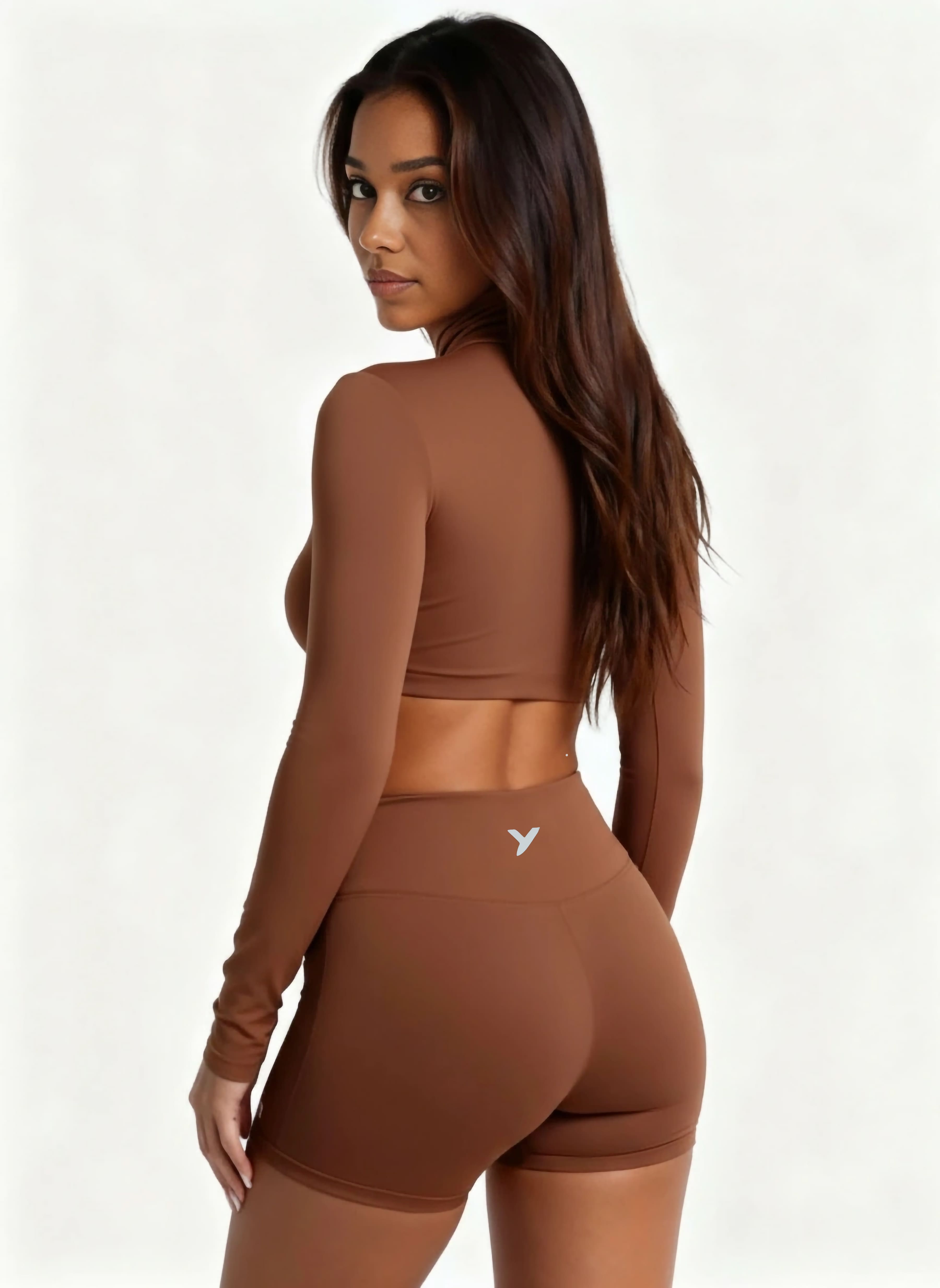 Uzume Long Sleeve Top Brown