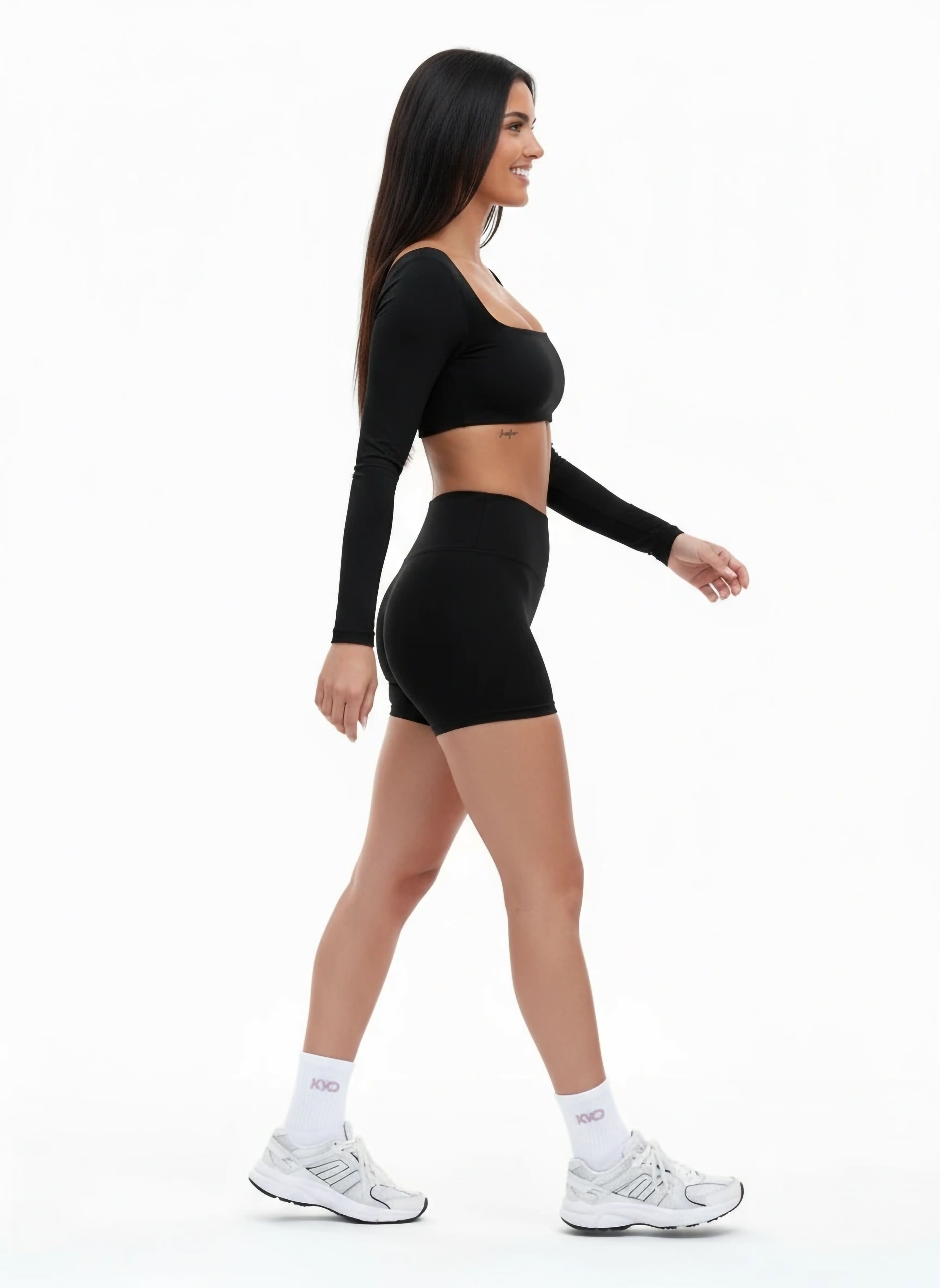 Uzume Long Sleeve Top Black