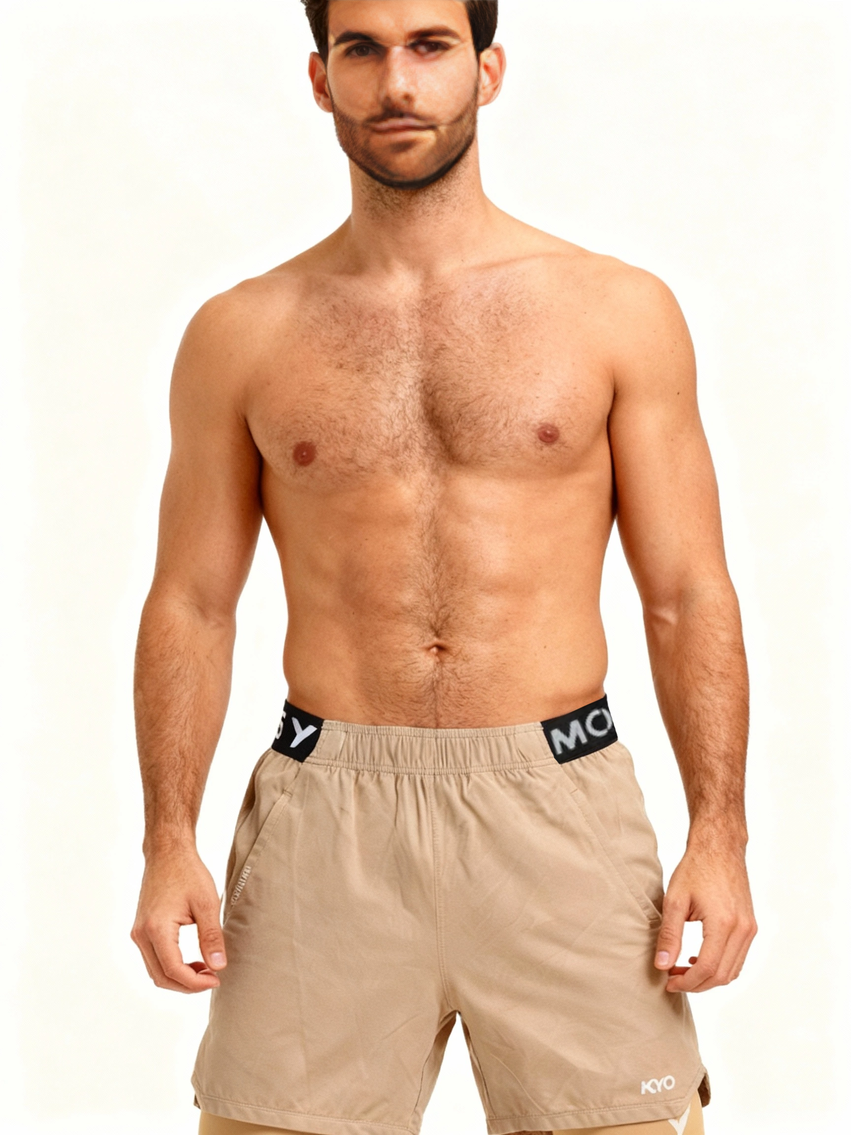 Enma 2 In 1 Shorts Beige