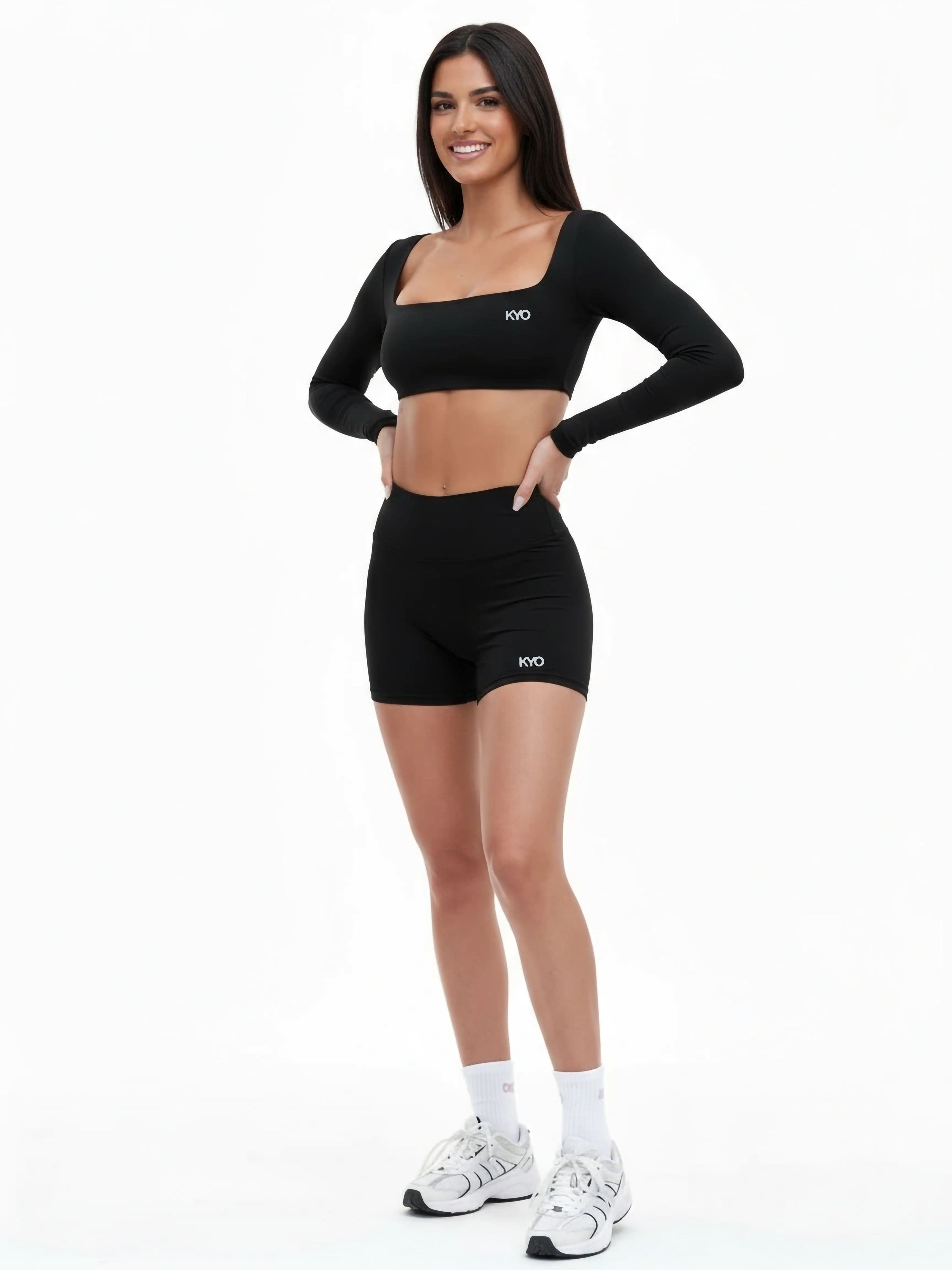 Uzume Long Sleeve Top Black