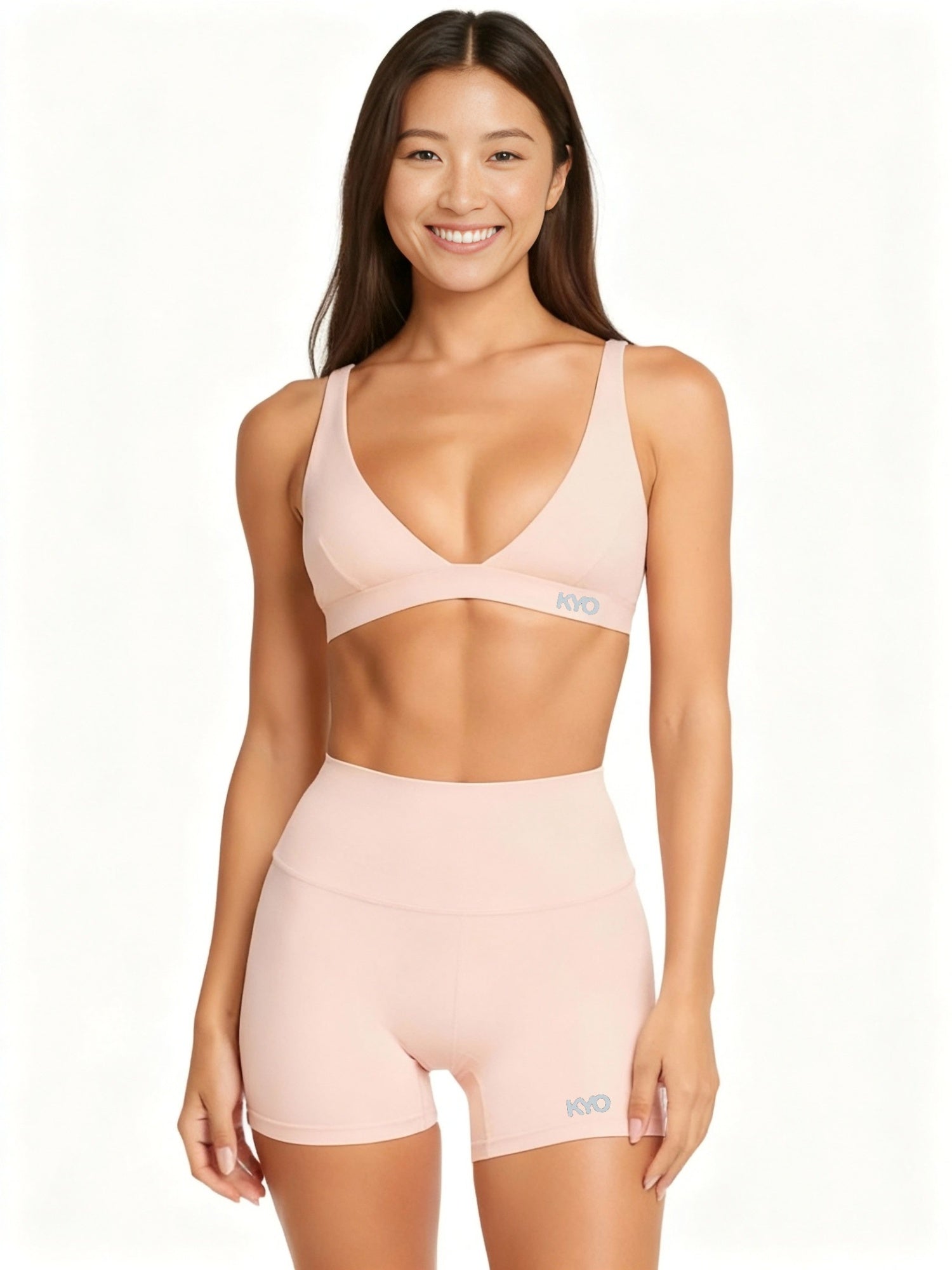 Uzume Scrunch Shorts Baby Pink
