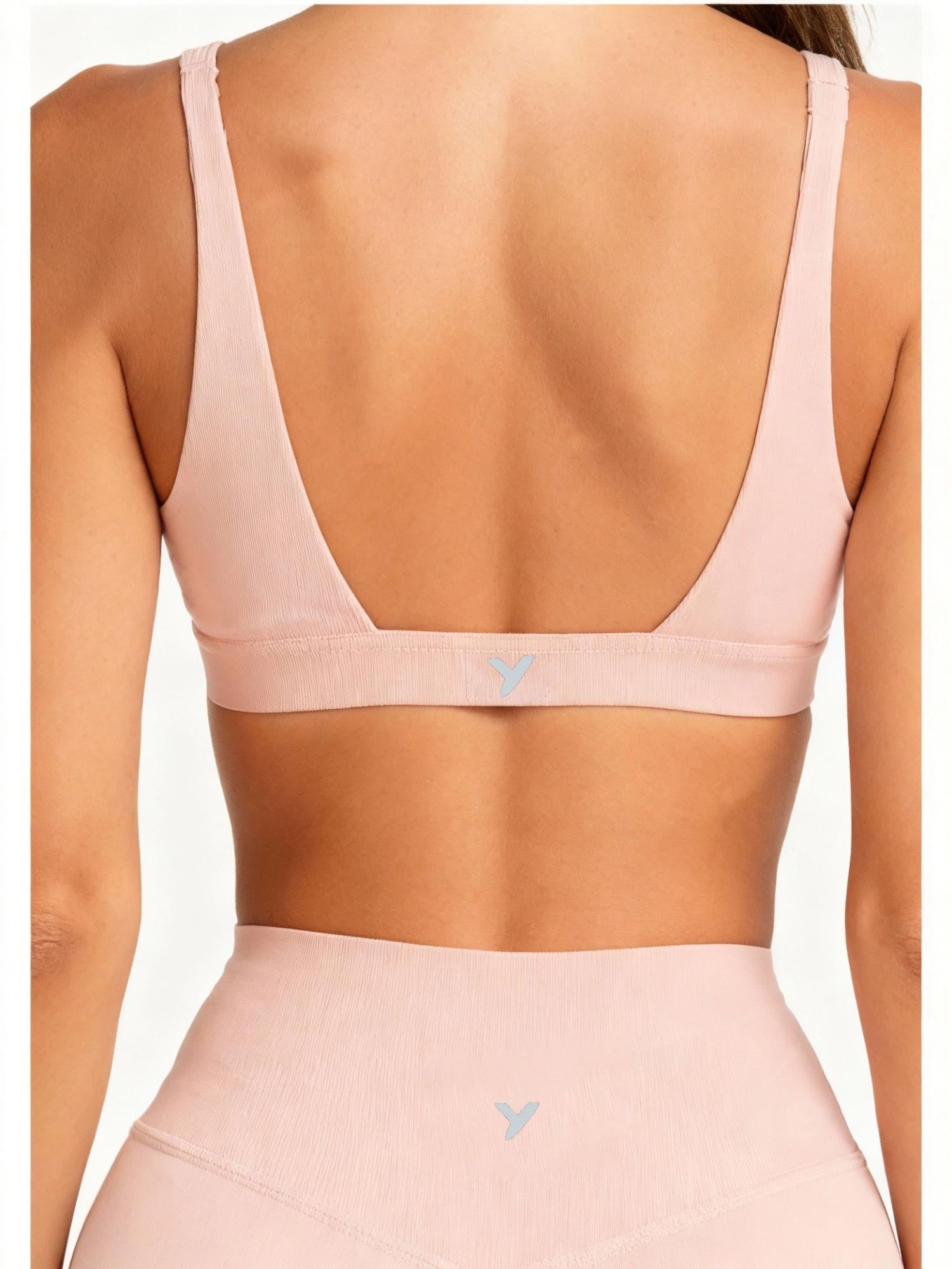 Uzume Crop Bra Baby Pink